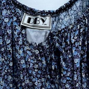 VINTAGE 90’s DBY Floral Midi Dress